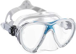 Cressi Big Eyes Evolution Masque de plongée Hommes, Transparent/Bleu, Taille Unique