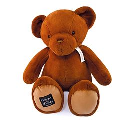 Histoire d'Ours - Le teddybeer, capuccino, 75 cm, bruin – 75 cm – geboortecadeau – HO3231