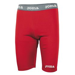 Joma Fleece Pantaloncini Termici, Rosso, XS