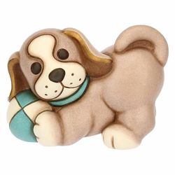THUN Perro Todo Que Juega a Pelota, Medio, Cerámica, Colección Otro Novedad 2025, 9,5 x 6,2 x 7 cm