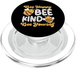 Sé feliz, sé amable, sé tú mismo PopSockets PopGrip para MagSafe