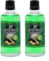 HEY JOE! - After Shave Hombre Nº 9 Green Moss | Loción After Shave Mentolado y Fresco para Refrescar y Tonificar la Piel Después del Afeitado - Botella de 100 ml (Paquete de 2)