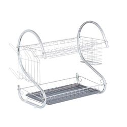 Kinvara Escurridor para Fregadero Gris 45,5 x 24,5 x 37,5 cm