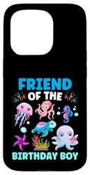 Friend UnderSea Birthday Party Ocean Boy and Sea Animals Case for iPhone 15 Pro
