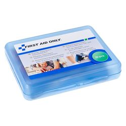 First Aid Only Conjunto de esparadrapos para uso doméstico (20 unidades) | 20 esparadrapos de diferentes tamanhos e formas em caixa resealável | P-10022