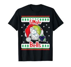 GINgle Bells Gin Tonic Glass Santa Brutto Maglione Natale Maglietta