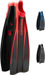 Cressi Free Frog Aletas técnicas de Buceo, Unisex-Adult, Negro/Rojo, 45/46