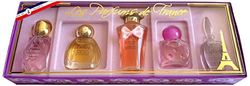 Charrier Parfums "Les Parfums de France" Gift set of 5 Miniatures Eau de Parfums 41 ml