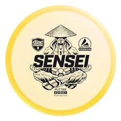 Discgolf Putter Premium Sensei 3/3/0/1, geel