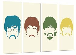 Póster de fotografia Os Beatles, John Lennon, Paul Mccartney, Famoso, música tamanho total: 131 x 62 cm XXL