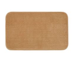 Gözze - Antislip zachte badmat, 100% polyester, 70 x 120 cm - zand