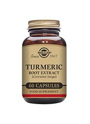 Solgar Turmeric Root Extract Vegetable Capsules - Pack of 60 - Antioxidant Benefits - Vegan and Gluten Free