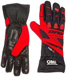 OMP ompkk02743e060 X S KS-3 Gloves MY2018 Black/Red sz xs