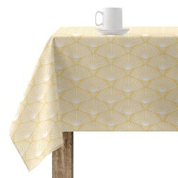 BELUM Nappe 140 x 140 Anti-Taches 100% Coton résiné Modèle 0120-213, Nappe Non cirée, Nappe Toucher Coton, Nappe imperméable, Nappe Anti-Taches répulsif Liquide