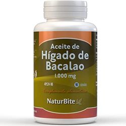 Naturbite Aceite De Higado De Bacalao 1000Mg. 90Cap. 100 ml