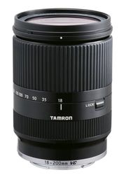 Tamron AF 18-200 mm F/3,5-6,3 - alvo para Sony/Minolta (distância focal 18-200 mm, abertura f/3,5-6,3, estabilizador ótico, macro, diâmetro: 62 mm) preto