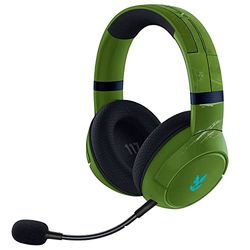 Razer Kaira Pro - Draadloze Gaming Headset Halo Infinite voor Xbox Series X/S + Xbox One + PC + Bluetooth (Wireless, titanium-drivers, supercardioïde microfoon) Zwart/Groen