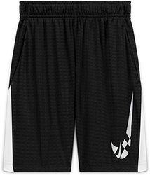 Nike Dry GFX, Pantalones Cortos Unisex Adulto, Black/White/Black/White, S