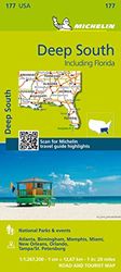 Deep South - Zoom Map 177: Du Mississippi à la Floride (Michelin USA, 177)