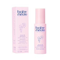 BABY MINUTE • HUILE DE MASSAGE • Hydrate, Apaise, Protège, Corps・Bébé - 100ml