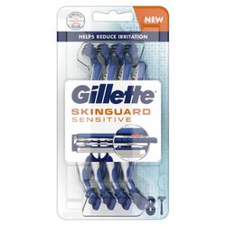 Gillette SkinGuard - Rasoio usa e getta per pelli sensibili x8