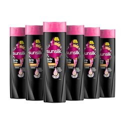 Sunsilk Shampoo Bye Bye Crespo, Visibilmente Sani e Luminosi, 400 ml (Confezione da 6)