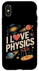 I Love Physics Cosmic Universe Science Enthusiast Case for iPhone X/XS