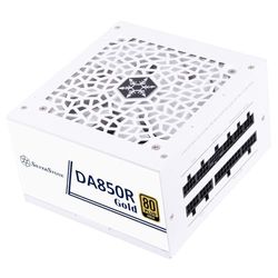 SilverStone Technology DA850R Gold, 80 Plus Gold - Alimentatore ATX completamente modulare, 850 W, ATX 3,0 & PCIe 5,0, SST-DA850R-GMA-WWW