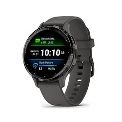 Garmin Venu 3s, Smartwatch, Sporthorloge, AMOLED-Scherm, 10 dagen batterij, Spraakassistent, Muziek, Garmin Pay, Slaapcoaching, Sage Grey (Gereviseerd)