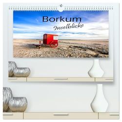 Borkum - Inselblicke (hochwertiger Premium Wandkalender 2026 DIN A2 quer), Kunstdruck in Hochglanz: Beeindruckende Facetten einer traumhaften Insel.