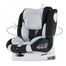 Babify Onboard Isofix Cadeira de carro para bebés e crianças, 0 meses, 12 anos, adequada de 40-150 cm, ajustável em 360º, assento portátil e seguro i-Size ECE R129