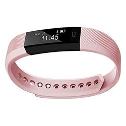 Monkeylectric Unisex's Smartwatch FitM-Fitness, Perfect Roze, één maat