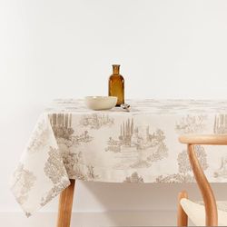 BELUM | Stain Resistant Tablecloth Size 155 x 155 cm - Extra Soft Touch Tablecloth Colour Multicolor - Tablecloth 100% Made in Spain Fabric 100% Organic Cotton - Tablecloth Model 0120-355