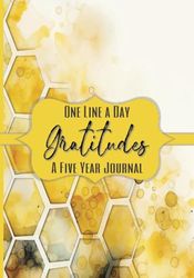 One Line a Day 5 Year Gratitude Journal for Women and Teen Girls | Large 7" x 10"| 367 pages: Memory Book and Keepsake Diary for Mindfulness, Affirmations, and Positivity