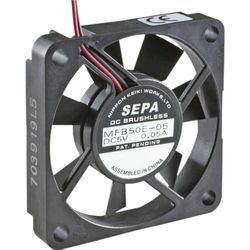 SEPA MFB50E12-BLI MFB50E12 - Ventilador axial (12 V, 14,3 m³/h, 50 x 50 x 10 mm)