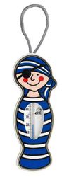 TFA Dostmann Thermomètre de bain analogique pirate, contrôle de la température lors du bain, plus de sécurité pour les bébés et les enfants