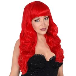 WIDMANN MILANO PARTY FASHION - Parrucca Bella, resistente al calore, capelli sintetici, parrucca a capelli lunghi, Disco Fever
