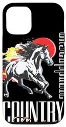 iPhone 14 Pro Unstoppable Country Horses, Western, equine Case