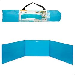 AKTIVE 53441 - Para-vento de praia dobrável 300 x 75 cm de alumínio Beach
