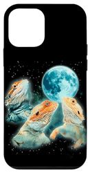 Carcasa para iPhone 12 mini Tres Dragones Quebrantahuesos Aullan a la Luna Beardies