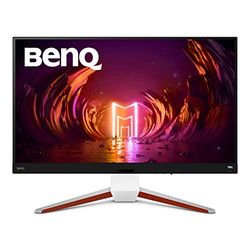BenQ MOBIUZ EX3210U Monitor Gaming Blanco 32” 4K UHD IPS, 144Hz 1ms, HDMI 2.1, FreeSync, HDR600, 98% P3, 99% Adobe RGB, Eye-Care, Control Remoto, Altavoces 2.1, Compatible PS5/Xbox Series X 4K a 120Hz