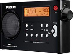 Sangean SG0003 SAG PR-D7 Radio Portable Rechargeable Noir