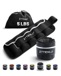 ZTTENLLY Pesi regolabili per caviglie da 1 a 2/5/10/9 kg con borsa per il trasporto, tessuti traspiranti, finiture riflettenti, set di pesi per allenamento di forza, gambe, polsi, braccia, caviglie,