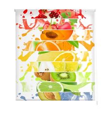 Estoralis Cozinha Easy Fix Estore de rolo estampado "sem ferramentas", Easyfix, tecido, C-1219, 45 x 150 cm