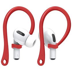 StyleDesign, EarHooks – Compatibile con Apple AirPods Pro & AirPods 2, 1 orecchino – perfetto per sport e attività all'aria aperta, rosso