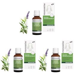 PRANARÔM - Aromaforce - Solution Défenses Naturelles - Synergie Huiles Essentielles 100% Bio - Maintient L'Immunité - 30ml (Lot de 3)
