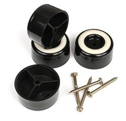 Slipstick CB511 Pernas para móveis, preto, 1" Alto (4 pacotes)