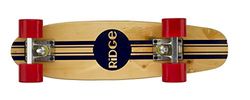 Ridge Retro Skateboard Mini Cruiser, rood, 22 inch, WPB-22