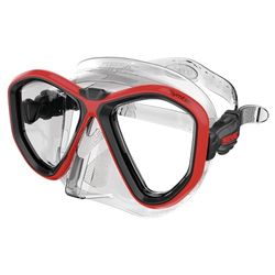 Seac Symbol, tillverkad i Italien dykmask med två linser och 3D-spänne