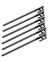 VAUDE, Picchetto Cast-Iron Pin (vpe6), Nero, 21 cm